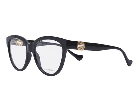 gucci gg10240|Gucci GG1024O 006 Eyeglasses in Shiny Black.